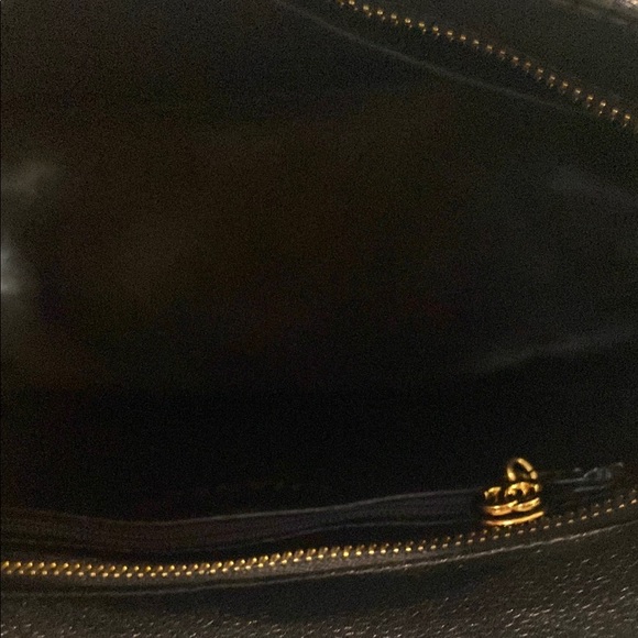 Chanel Black Quilted Caviar leather Medallion Tote - Picture 6 of 9